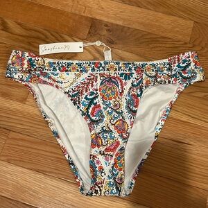 Sunshine 79 floral bikini bottoms 10 NWT